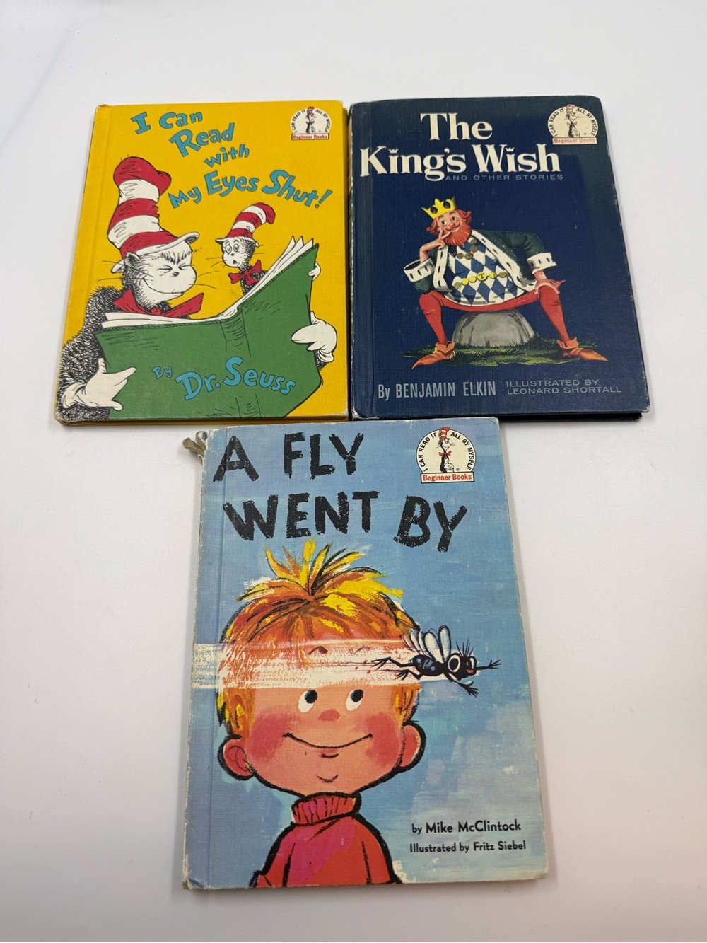 Vintage dr Seuss I can read book x 3 hardcover